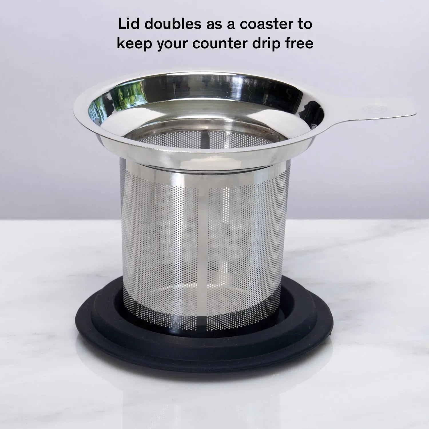 Fine Mesh Loose-Leaf Tea Infuser with Lid