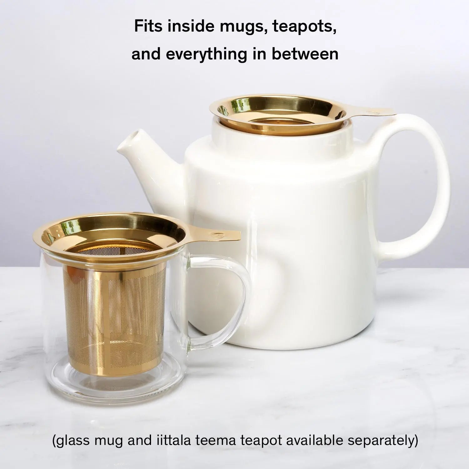 Fine Mesh Loose-Leaf Tea Infuser with Lid