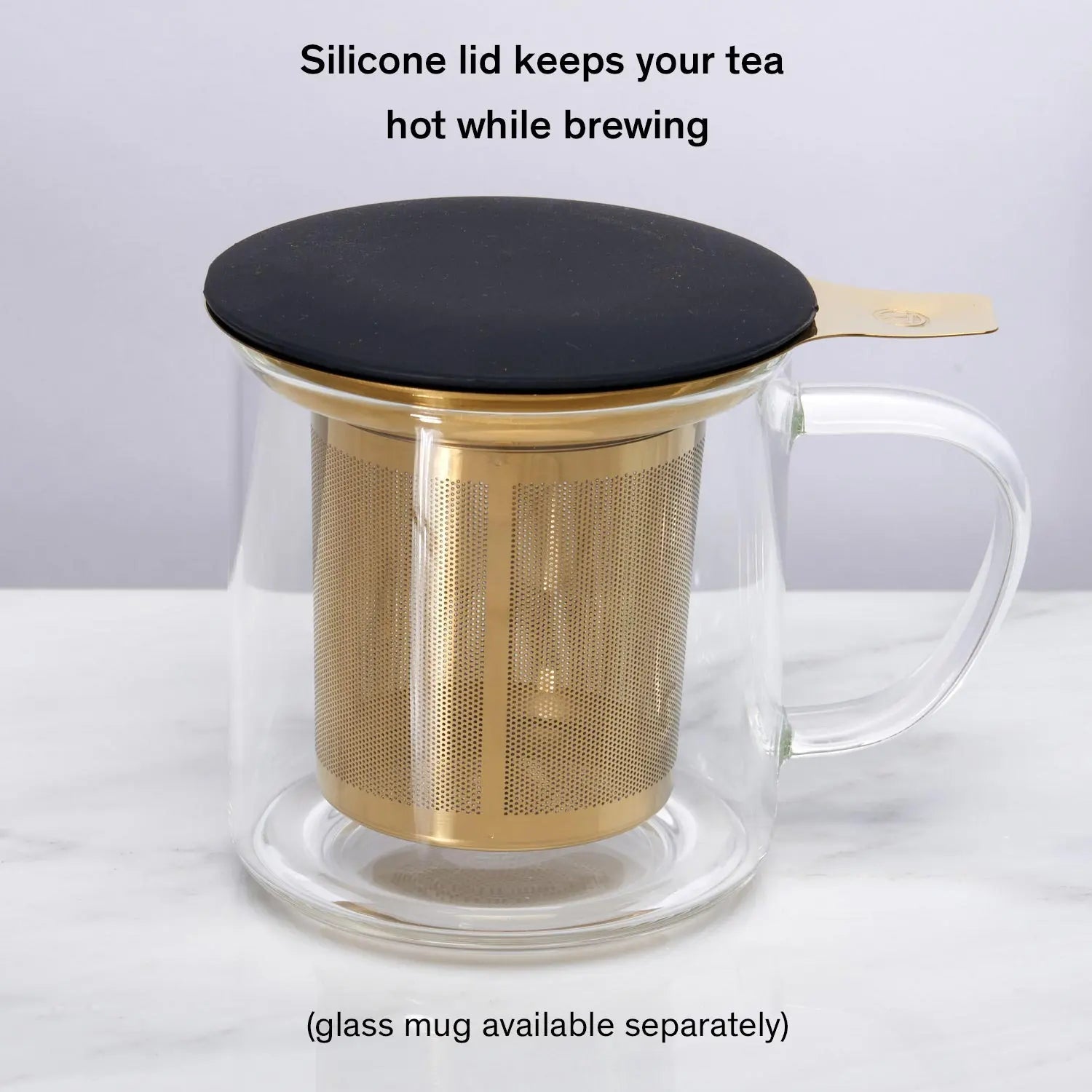 Fine Mesh Loose-Leaf Tea Infuser with Lid