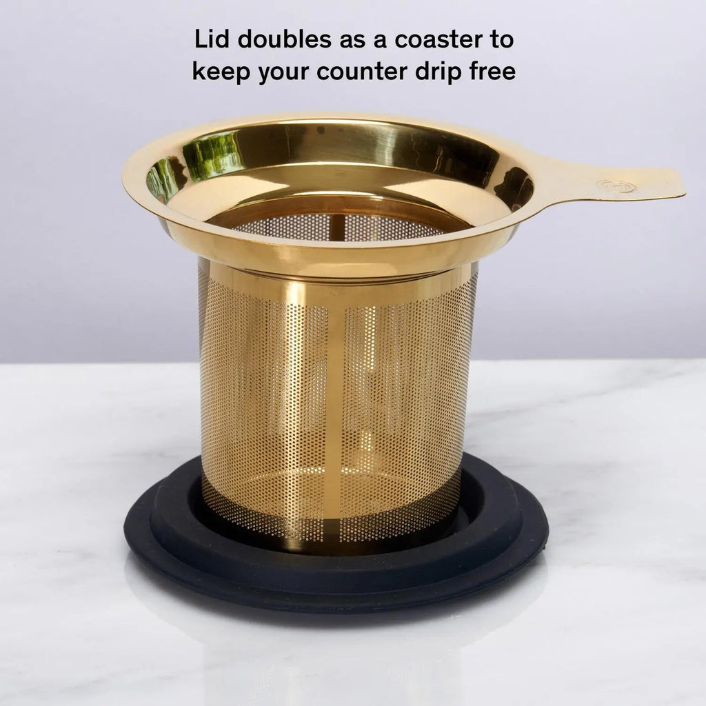 Fine Mesh Loose-Leaf Tea Infuser with Lid